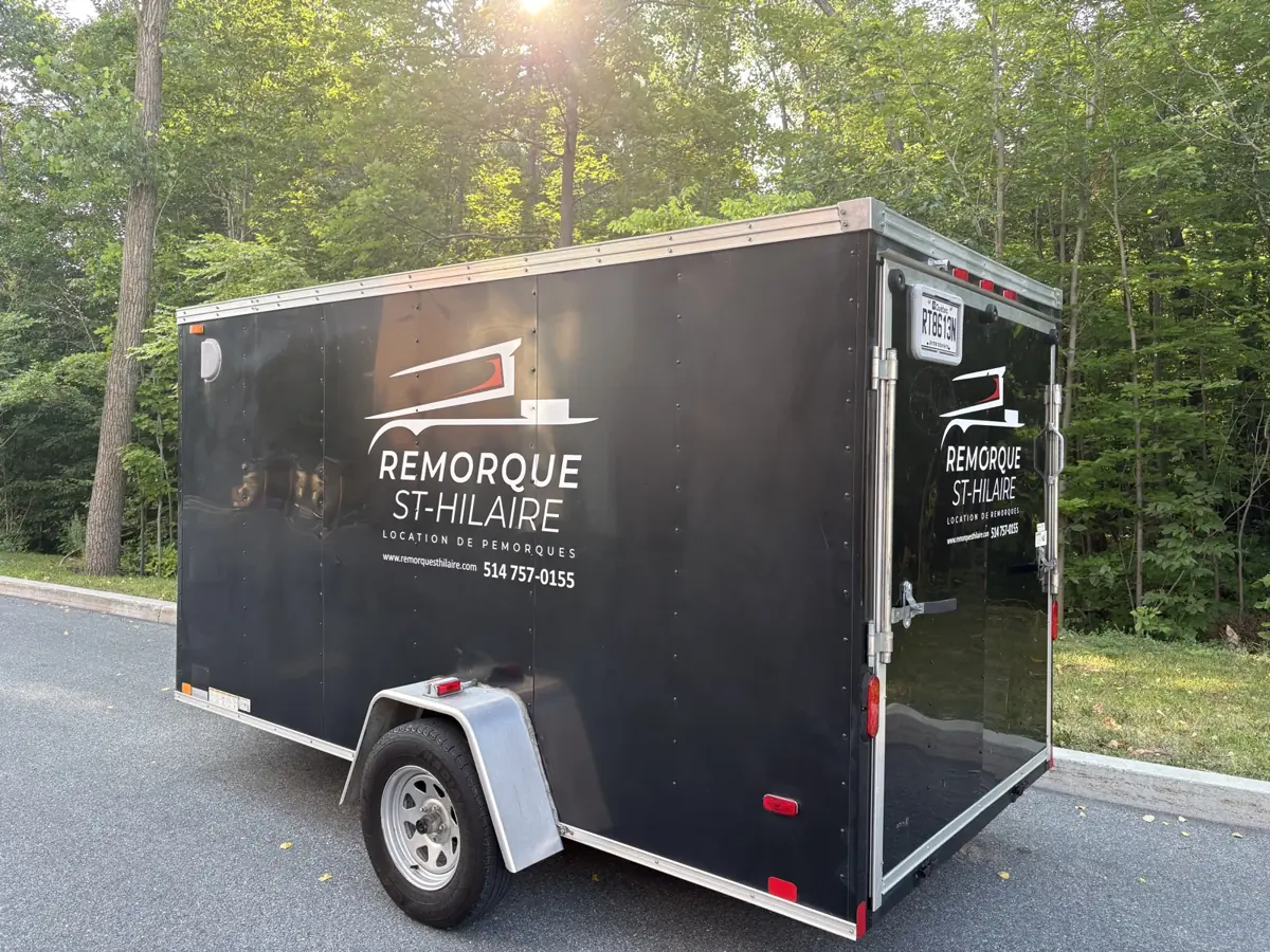 Remorque fermée 6 × 12 pi — vue 2